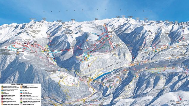 Piste map Gitschberg Jochtal-Brixen