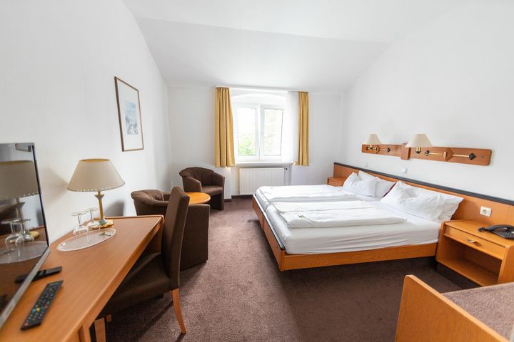 Doppelzimmer Du/WC (ca. 18 m², Standard), HP