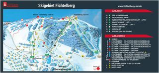 Piste Map Fichtelberg - Oberwiesenthal