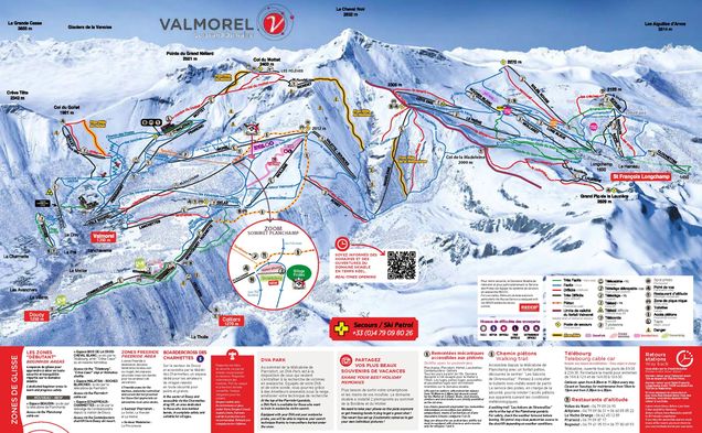 Plan des pistes Le Grand Domaine