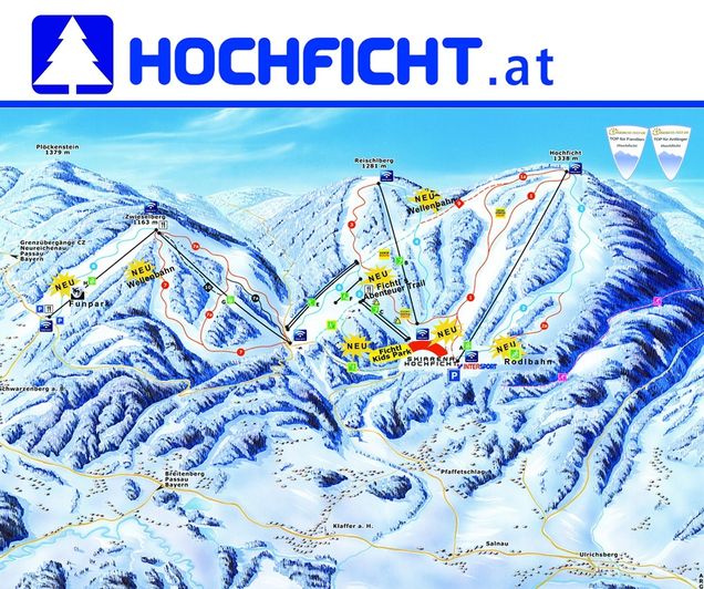 Pisteplan Hochficht