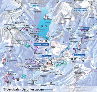 Pistenplan Region Berchtesgaden