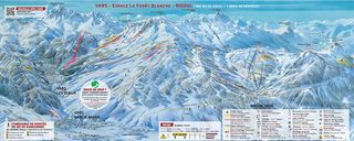 Piste Map La Forêt Blanche