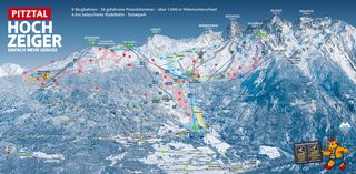 Plan des pistes Hochzeiger 