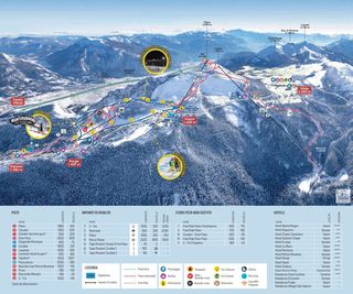 Mappa delle piste Monte Bondone