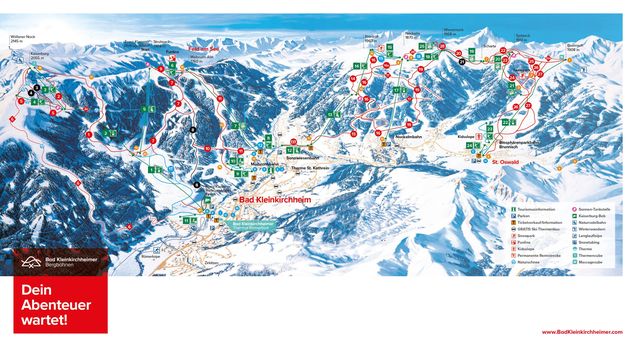 Pisteplan Bad Kleinkirchheim