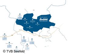 Plan nartostrad Olimpijski Region Seefeld