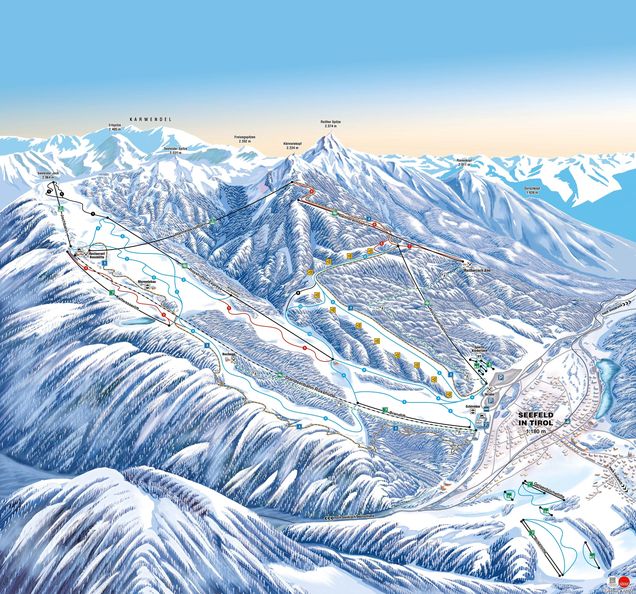 Plan nartostrad Rosshütte - Seefeld