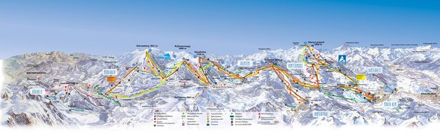 Pisteplan Hochkönig