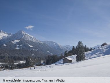 Skigebiet Fischen im Allgäu, Deutschland