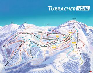 Pistekaart Turracher Höhe