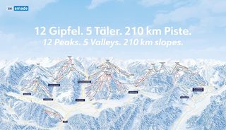 Plan des pistes Espace neige - Salzburger Sportwelt