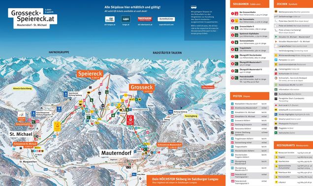 Pistenplan Grosseck/Speiereck – Mauterndorf/St. Michael