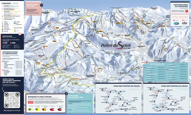 Piste map Les Portes du Soleil