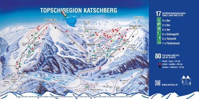 Pistenplan Katschberg-Aineck
