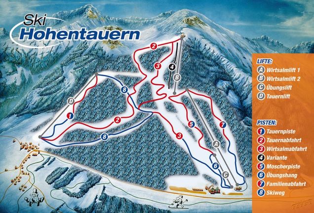 Plan nartostrad Hohentauern