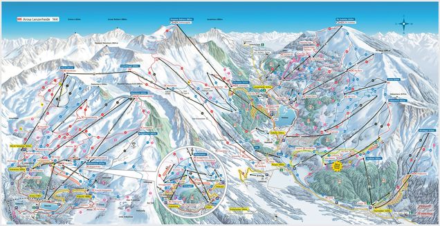 Plan nartostrad Arosa - Lenzerheide