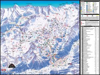 Pistenplan Silvretta Arena