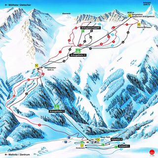 Pistekaart Ankogel - Mallnitz