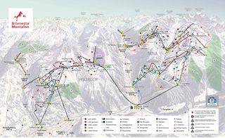 Pistenplan Silvretta Montafon