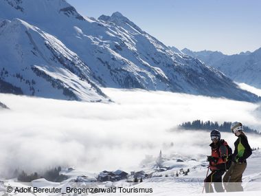 Skigebiet Lingenau, Österreich