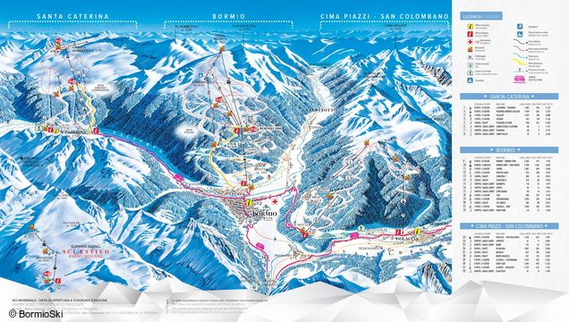 Pistenplan Santa Caterina