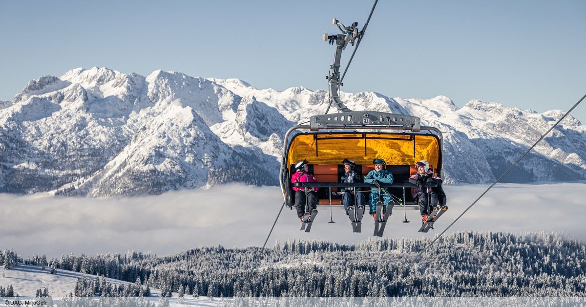 Ski region Dachstein West - Ski resorts - Piste map