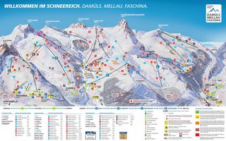 Pistenplan Damüls-Mellau