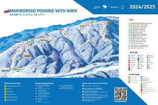 Pistenplan Mariborsko Pohorje