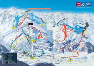 Piste Map Sölden