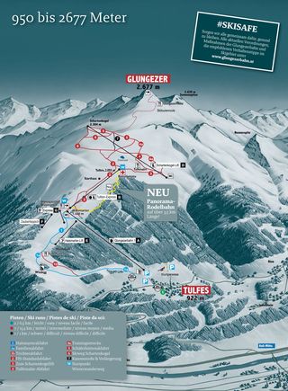 Piste Map Glungezer