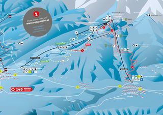 Piste Map Muttereralm - Mutters/Götzens