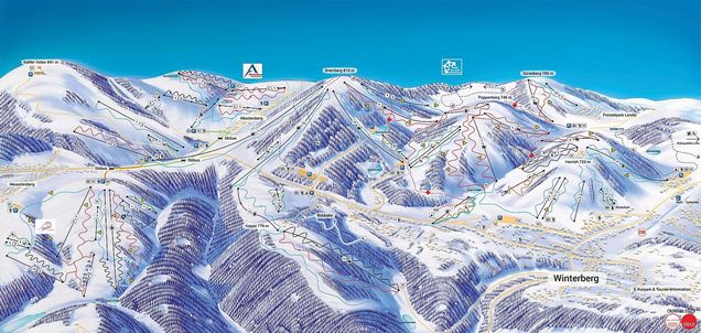 Pistenplan Winterberg (Skiliftkarussell)