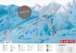 Plano de pistas Muttereralm - Mutters/Götzens