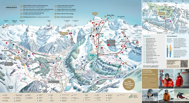 Piste map Titlis - Engelberg