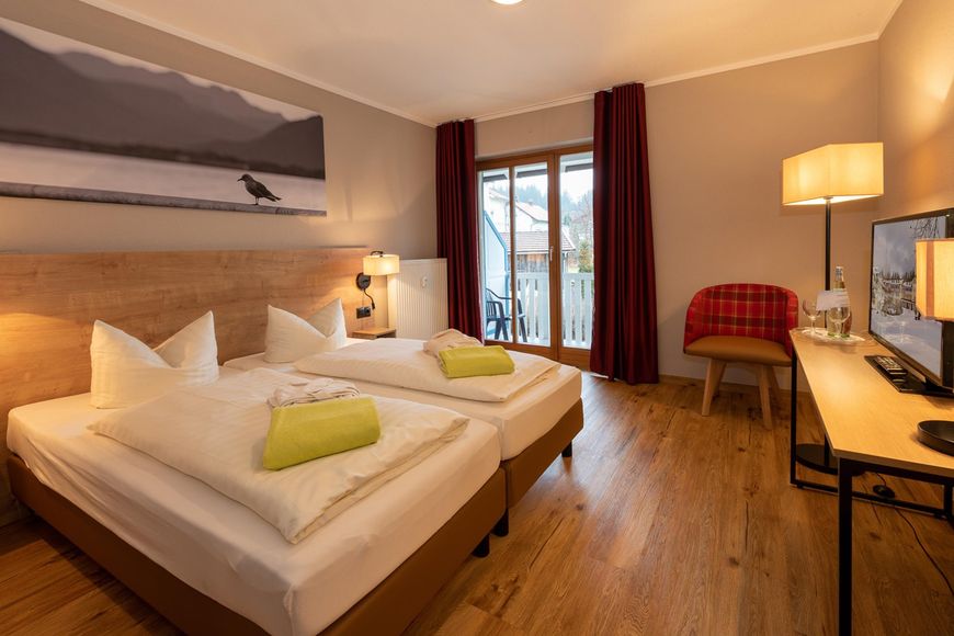 Dvoulůžkov&yacute; pokoj pro jednu osobu, sprcha/WC (cca 18 m&sup2;, economy), P