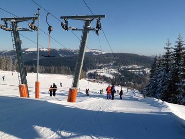 Skigebiet Bayerisch Eisenstein, Deutschland