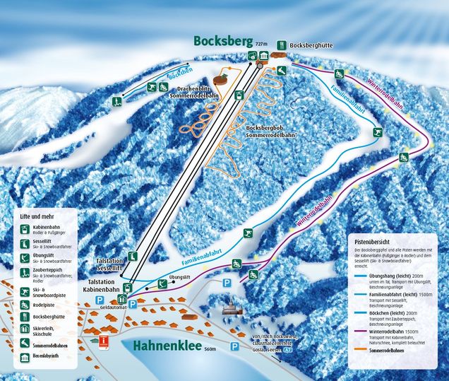 Pistenplan Bocksberg – Hahnenklee