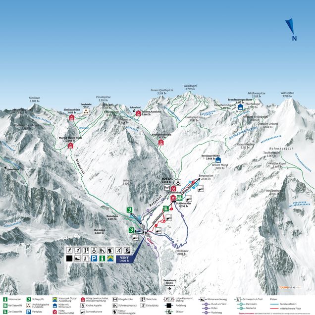 Plano de las pistas Ventilación