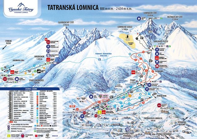 Pistkarta Tatranská Lomnica