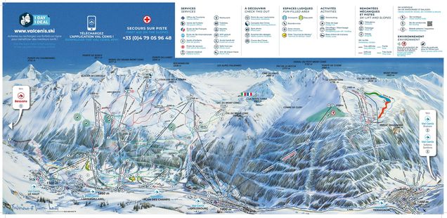 Pistenplan Val Cenis Vanoise