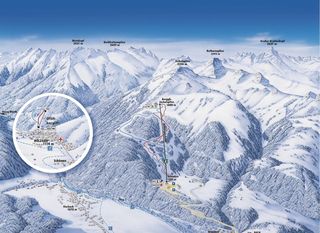 Plan nartostrad Jöchelspitze - Bach