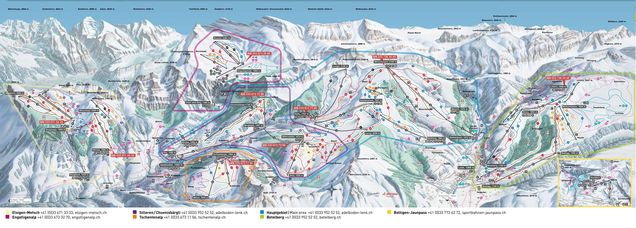 Pisteplan Adelboden-Lenk