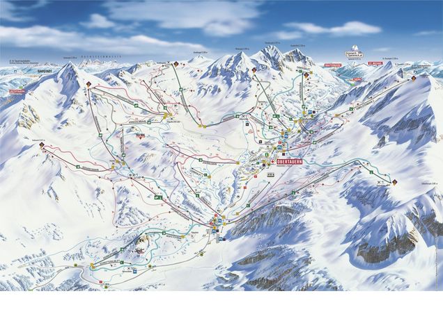Piste map Obertauern
