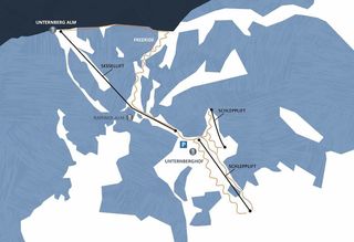 Pistenplan Unternberg (Ruhpolding)