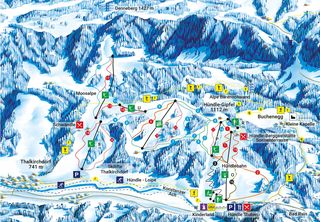 Pistenplan Hündle - Thalkirchdorf