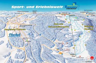 Plan des pistes Oberhof