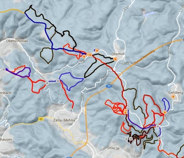 Loipenplan Oberhof