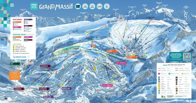Pisteplan Le Grand Massif