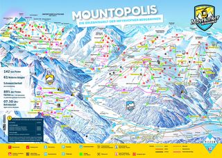 Pistekaart Mountopolis - Mayrhofen/Hippach